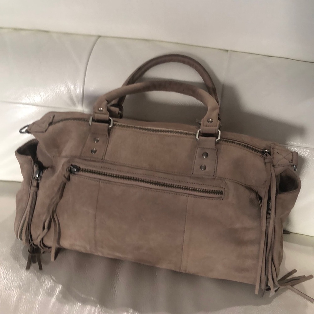 Day & Mood leather mynthe satchel